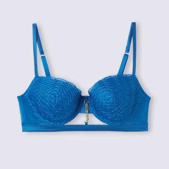 Intimissimi Balconette Sofia Sweet Escape - Blue - Size 34DD - New With Tags NWT - Picture 1 of 11